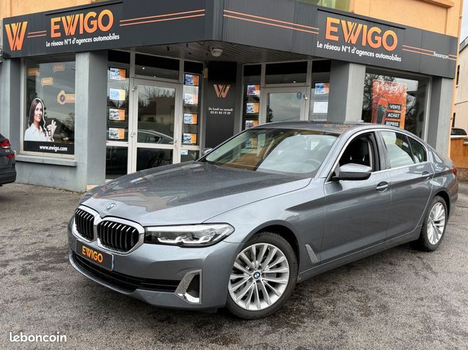 BMW Serie 5 2.0 520 i 185 ch mhev hybrid luxury line Gris de 2022