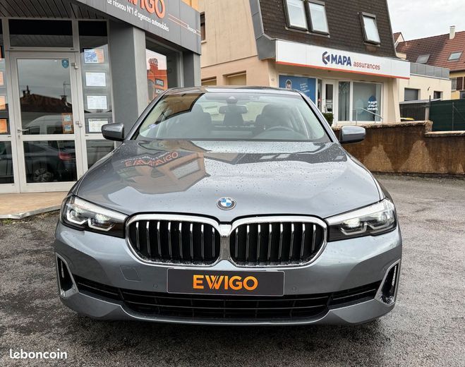 BMW Serie 5 2.0 520 i 185 ch mhev hybrid luxury line Gris de 2022