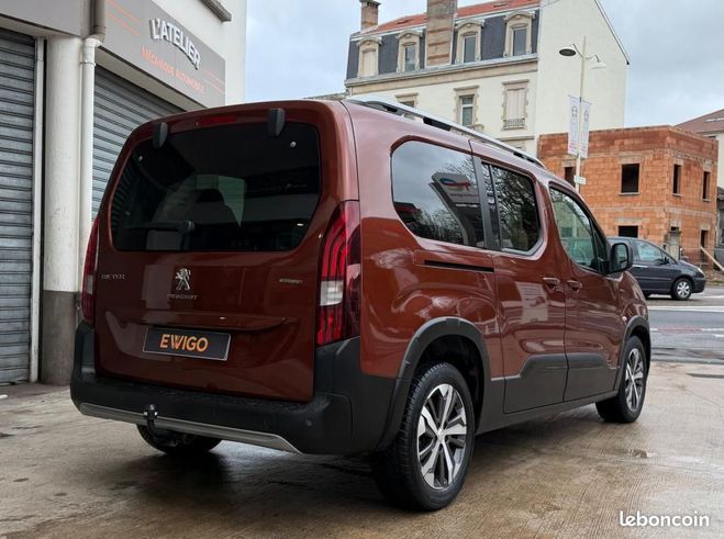 Peugeot Rifter LONG 1.5 BLUEHDI 130 GT LINE 7 PL   ATTE Marron de 2019