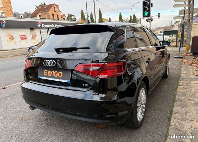 Audi A3 Sportback 1.6 tdi 110 ambiente Noir de 2015