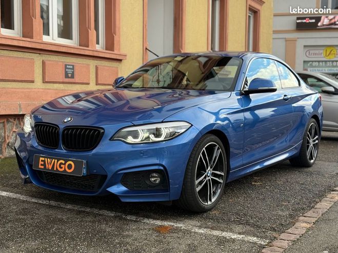 Cliquer pour voir la photo suivante BMW Serie 2 coupe 2.0 220 d 190 sport m-sport bva ga Bleu de 2019