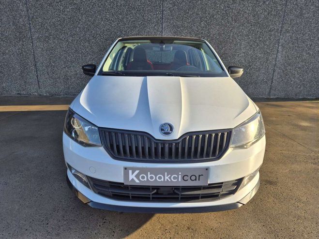 Skoda Fabia 1.4 CR TDi Monte Carlo--GPS--CLIM-USB-GA Blanc Mtallis de 
