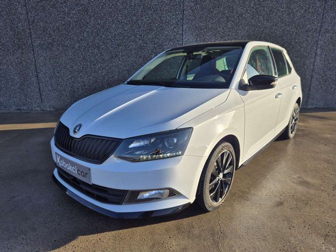 Skoda Fabia 1.4 CR TDi Monte Carlo--GPS--CLIM-USB-GA Blanc Mtallis de 