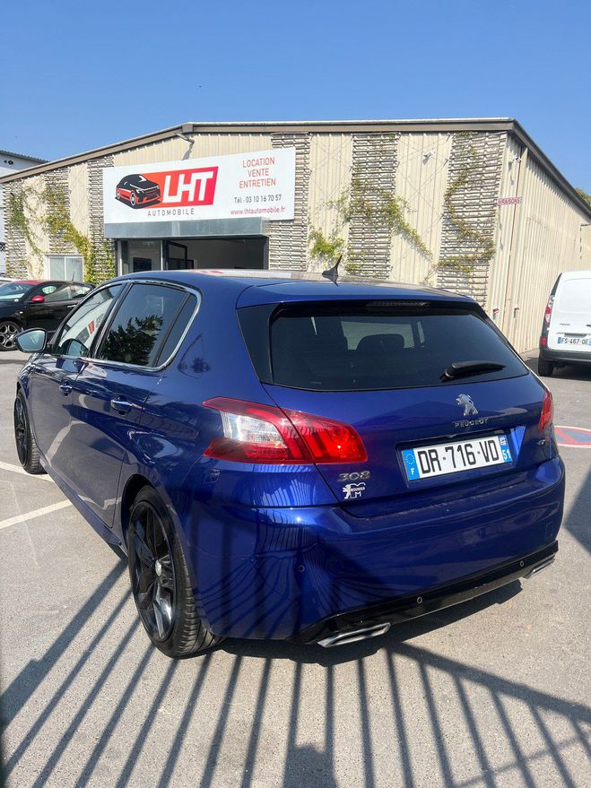 Peugeot 308 gt 1.6 thp 205ch bvm6 Bleu de 2015
