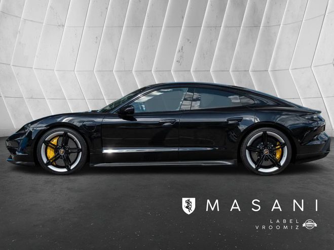 Porsche Taycan turbo s 761ch ecran volant ecl. amb. Noir de 2021