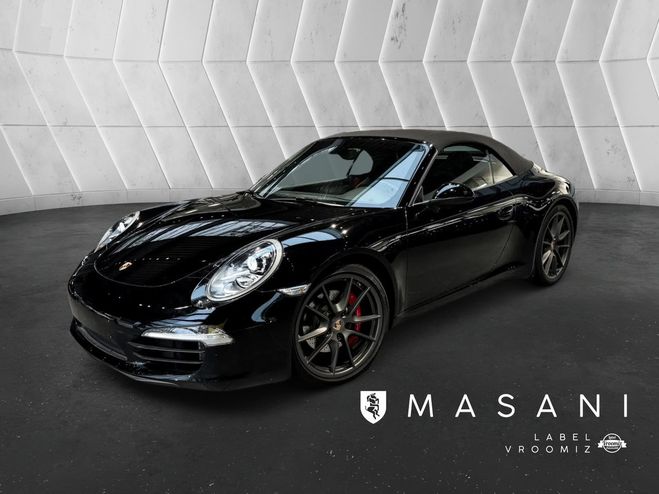 Porsche 911 carrera s cabriolet 991 400ch echappemen Noir de 2013