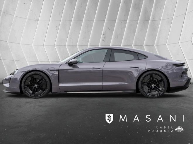 Porsche Taycan turbo 884ch new facelift 2025 Violet de 2024