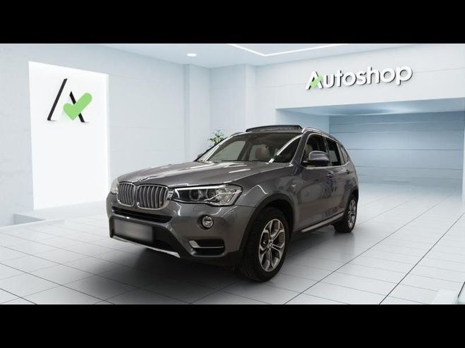 BMW X3 xDrive20dA 190ch xLine Spacegrau Metallic de 2016