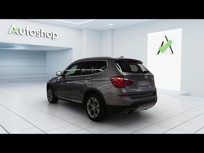 BMW X3 xDrive20dA 190ch xLine Spacegrau Metallic de 2016