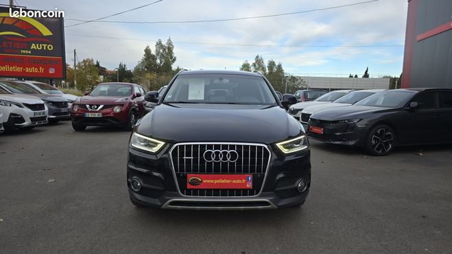 Audi Q3 2.0 TDI 140 ch Quattro Ambition Luxe S t Noir de 2013