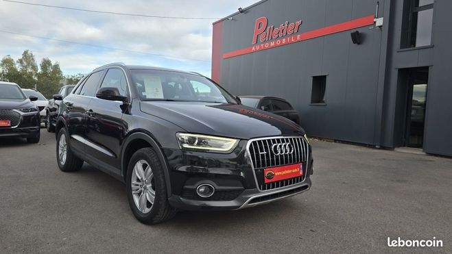 Audi Q3 2.0 TDI 140 ch Quattro Ambition Luxe S t Noir de 2013