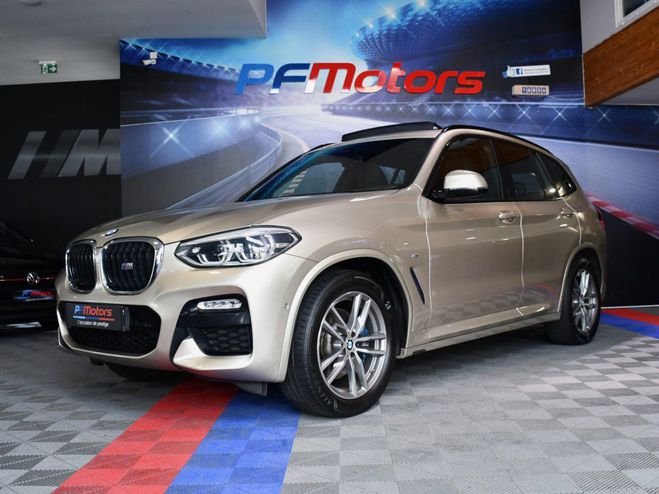 BMW X3 25DA 231 X-Drive M-Sport BVA8 GPS Cuir T Gris Champagne de 2018
