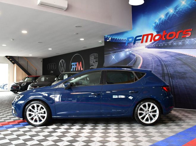 Seat Leon FR 2.0 TDI 184 DSG GPS Virtual LED ACC M Bleu de 2019