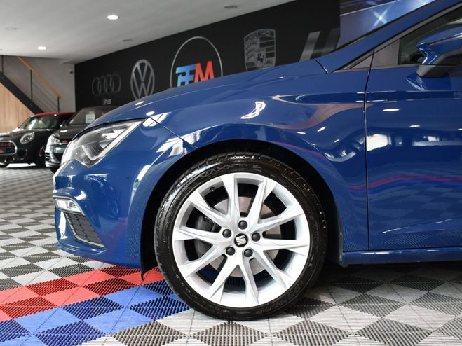 Seat Leon FR 2.0 TDI 184 DSG GPS Virtual LED ACC M Bleu de 2019