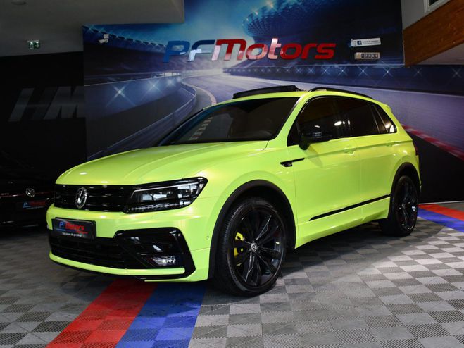 Volkswagen Tiguan R-Line 2.0 TDI 190 DSG 4Motion GPS Virtu Jaune Fluo de 2019