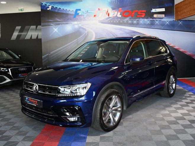 Volkswagen Tiguan R-Line Carat 2.0 TDI 190 DSG 4Motion GPS Bleu de 2018