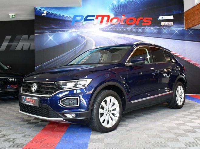 Volkswagen T Roc Carat 2.0 TDI 150 DSG 4Motion GPS Virtua Bleu de 2019