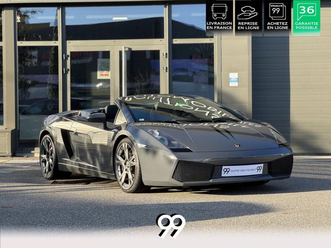 Lamborghini Gallardo Spyder 5.0 V10 520ch LIFT CAMERA LIVRAIS GRIGIO TELESTO de 2010