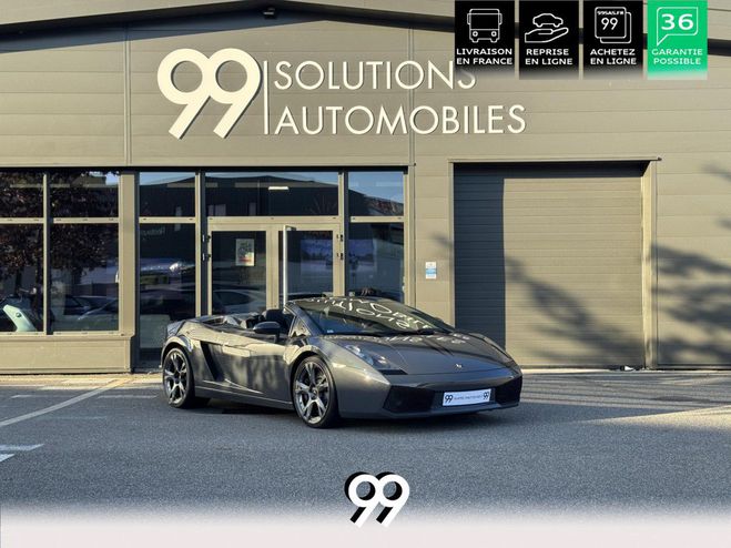 Lamborghini Gallardo Spyder 5.0 V10 520ch LIFT CAMERA LIVRAIS GRIGIO TELESTO de 2010