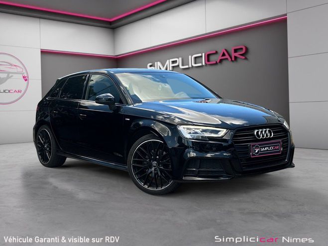Cliquer pour voir la photo suivante Audi A3 Sportback 8V2 35 TDI 150 S-LINE S-Tronic Noir de 2020