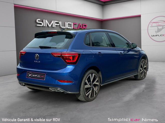 Volkswagen Polo 6 1.0 TSI 110 DSG7 R-LINE - Siges Chauf Bleu de 2022