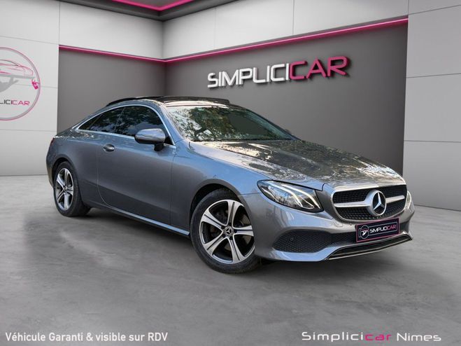 Mercedes Classe E COUPE 220 D 4MATIC Executive - Toit Ouvr Gris de 2017