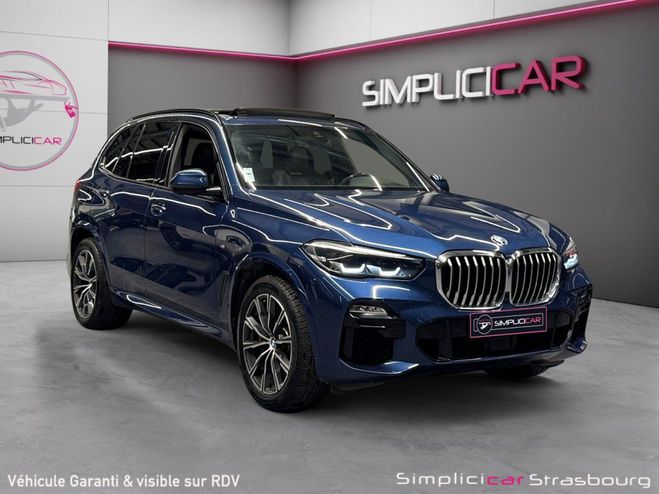Cliquer pour voir la photo suivante BMW X5 G05 xDrive45e 394 ch BVA8 M Sport TOIT P Bleu de 2020