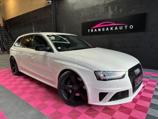 Cliquer pour voir la photo suivante Audi RS4 AVANT V8 4.2 FSI 450 Quattro S Tronic 7 Blanc de 2015