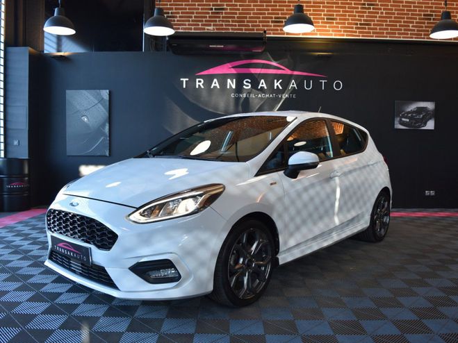Ford Fiesta 1.0 EcoBoost 100 ch SS BVM6 ST-Line Blanc de 2019
