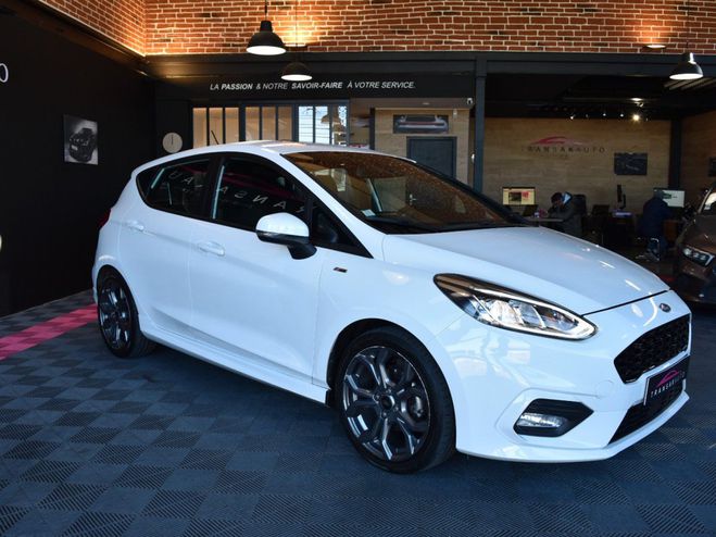 Ford Fiesta 1.0 EcoBoost 100 ch SS BVM6 ST-Line Blanc de 2019