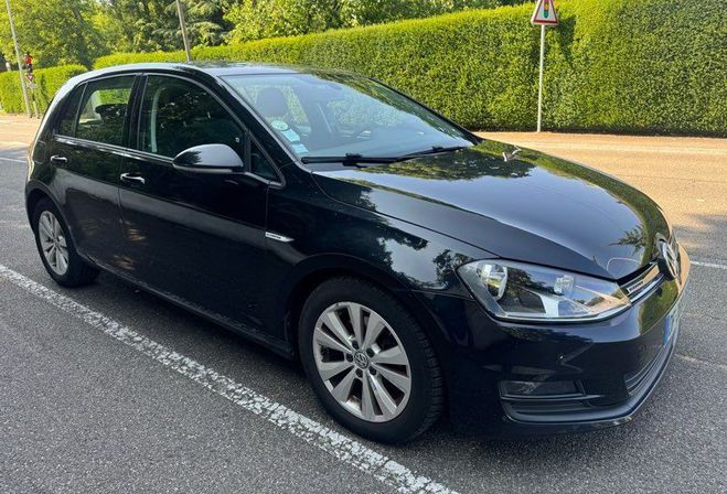 Cliquer pour voir la photo suivante Volkswagen Golf 7 1,6 TDI bleu motion de 2014