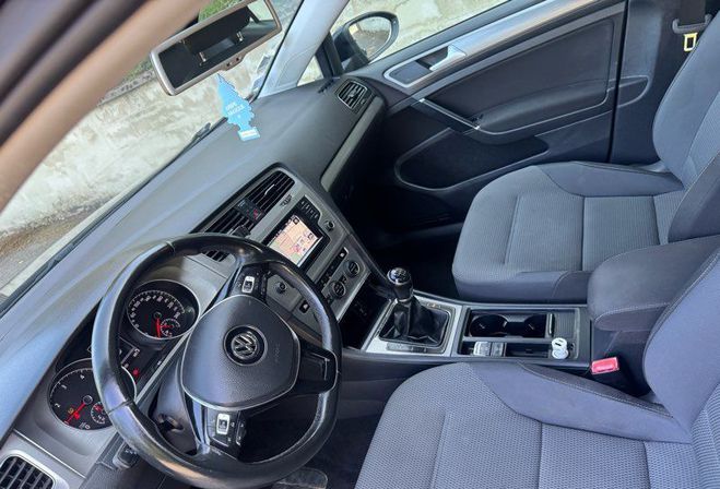 Volkswagen Golf 7 1,6 TDI bleu motion  de 2014