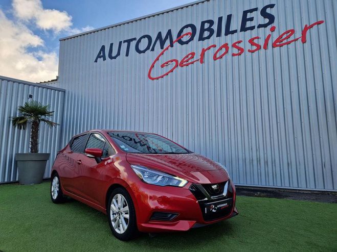 Cliquer pour voir la photo suivante Nissan Micra - 1.0 IG-T - 100 - Acenta + RADAR DE REC ROUGE CLAIR de 2019