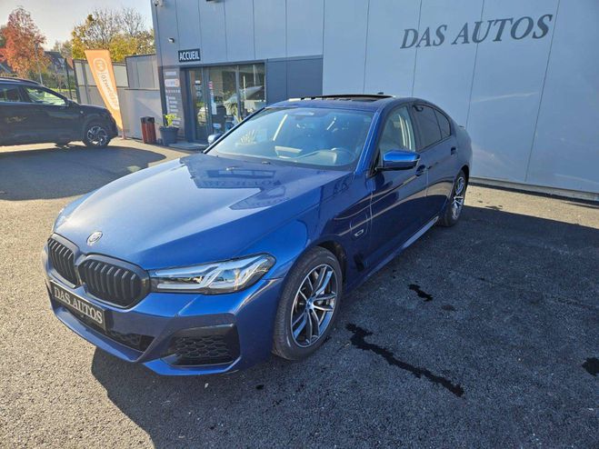 BMW Serie 5 545e xDrive 3.0 i 286ch + plug in hybrid BLEU F de 2021