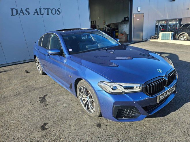 BMW Serie 5 545e xDrive 3.0 i 286ch + plug in hybrid BLEU F de 2021
