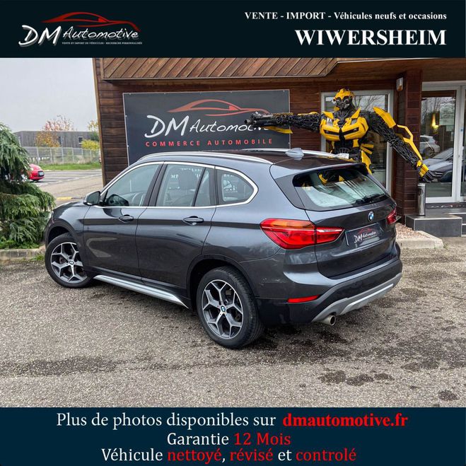 BMW X1 (2) sDrive18i xLine DKG7 Gris Fonc de 2019
