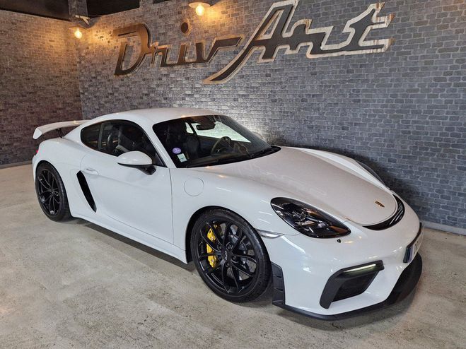 Porsche Cayman 718 GT4 Clubsport 4.0L 420ch PDK Approve Blanc CARRARA mtalic de 2021