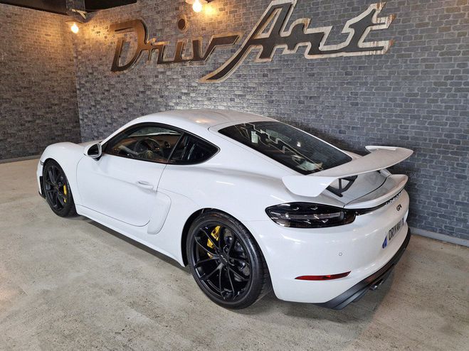 Porsche Cayman 718 GT4 Clubsport 4.0L 420ch PDK Approve Blanc CARRARA mtalic de 2021