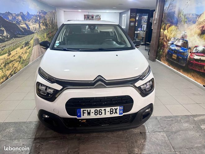 Citroen C3 1.5 bluehdi 100ch 12-2020 prix ht 4991 e Blanc de 2020