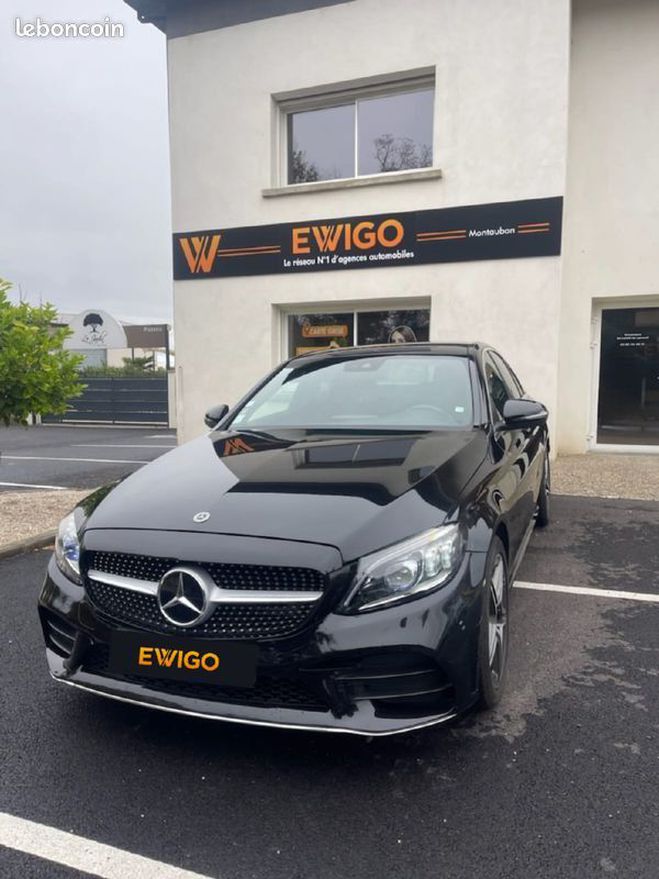 Mercedes Classe C 180d 1.6 120ch amg line 9g-tronic bva Noir de 2019