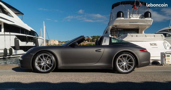 Porsche 911 991.1 targa 4 flat 6 atmo 350ch pdk 1ere Gris de 2014