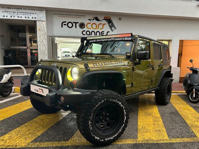 Cliquer pour voir la photo suivante Jeep Wrangler 2.8 CRD UNLIMITED RUBICON BA Vert F de 2010