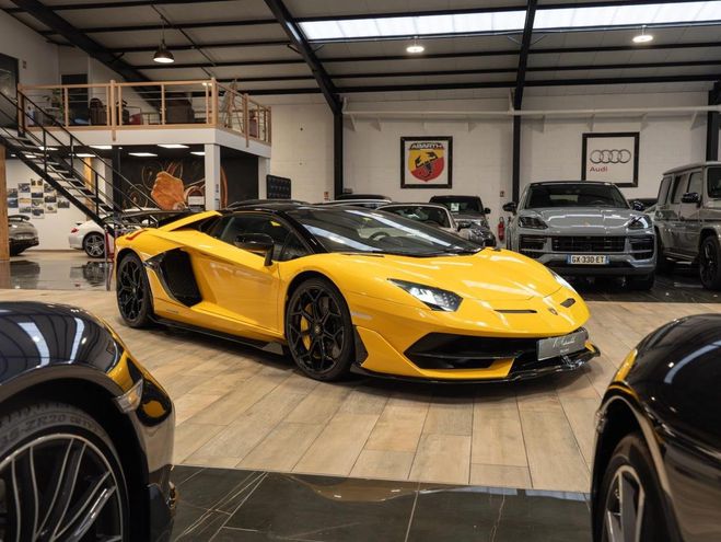 Lamborghini Aventador ROADSTER LP750-4 6.5 770 SVJ 4WD BVA Jaune de 2021