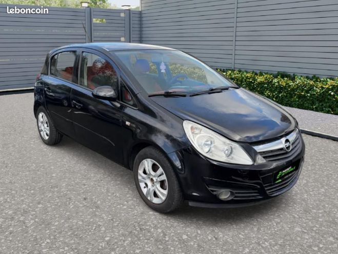 Opel Corsa D DIESEL 1ER MAIN Noir de 2007