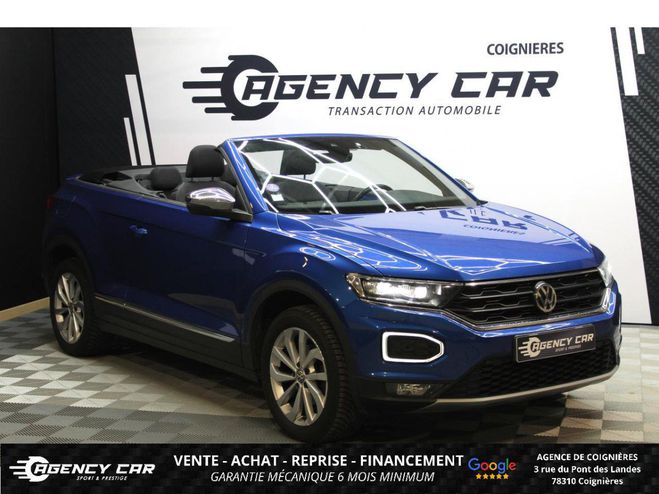 Cliquer pour voir la photo suivante Volkswagen T Roc 1.5 TSI Evo 150 DSG 7 CABRIOLET Style Bleu de 2020