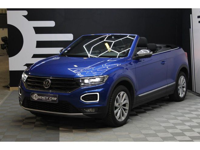 Volkswagen T Roc 1.5 TSI Evo 150 DSG 7 CABRIOLET Style Bleu de 2020