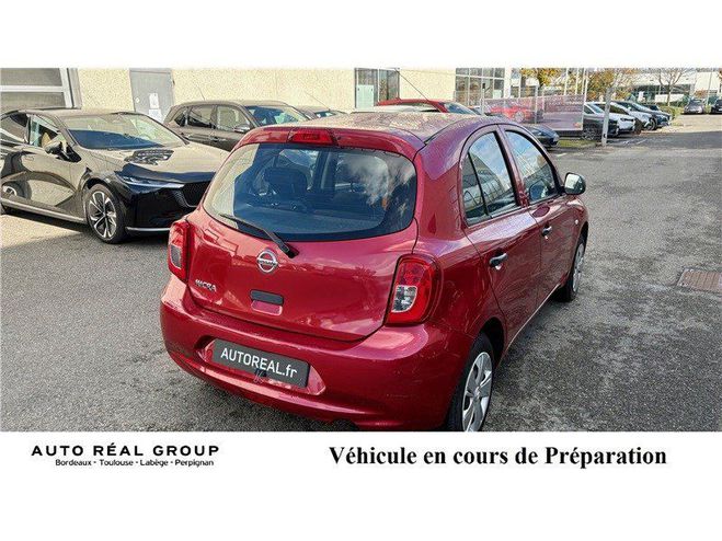 Nissan Micra 1.2 - 80 Visia Pack ROUGE METAL de 2016