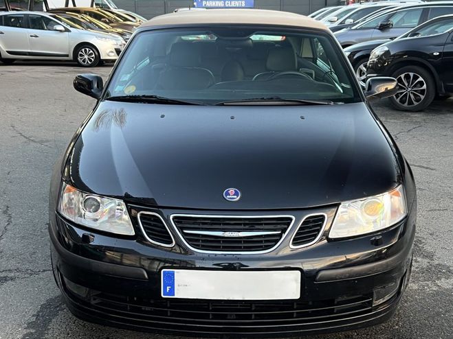 Saab 9 3 II CABRIOLET 1.9 TID 150 Cv 1ERE MAIN 82 Noir de 2007