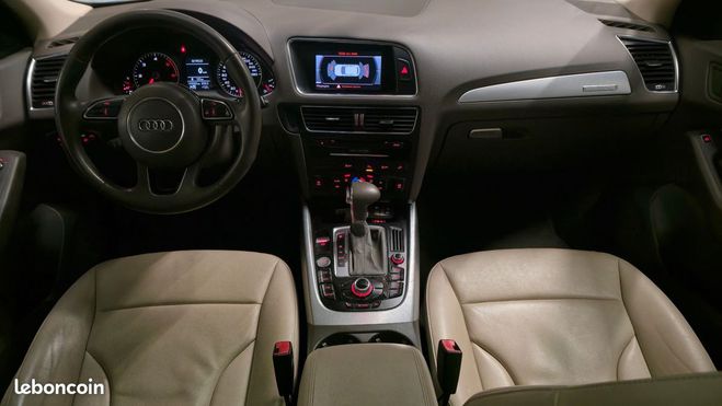 Audi Q5 2.0 tdi 177 ambition luxe quattro s-tron Bleu de 2013