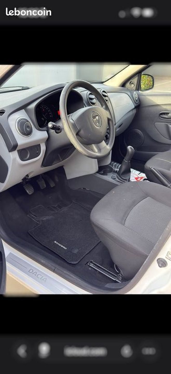 Dacia Sandero 1.5 dci 75 ambiance-ct-ok-garantie 6 moi Blanc de 2012
